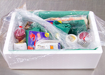 梱包した商品