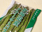 鮮度保持袋入りグリーンアスパラ