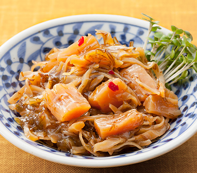帆立貝柱松前漬