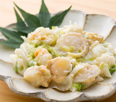 帆立貝サラダ