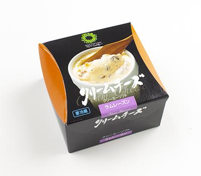 クリームチーズ ラムレーズン