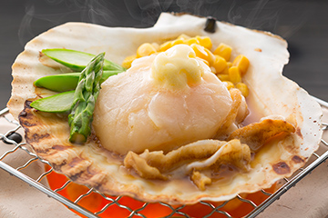 帆立バター焼
