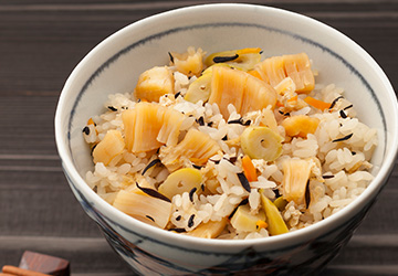 帆立の炊き込みご飯