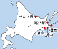 北海しまえびが獲れる場所 地図