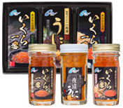 粒うに＆いくら3本セット