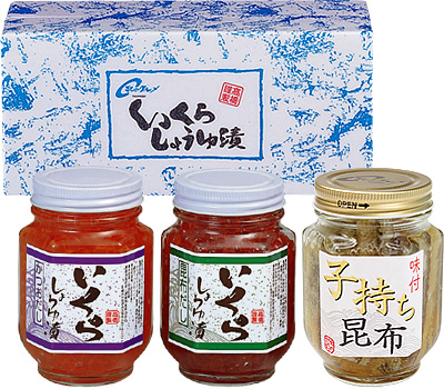 いくら醤油漬＆味付子持ち昆布セット