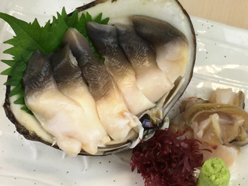 真つぶ貝 刺身