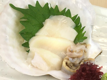 真つぶ貝 刺身
