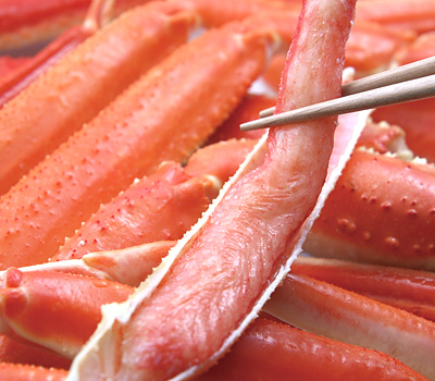 ズワイガニ足