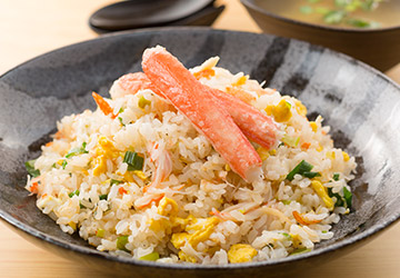 ズワイガニチャーハン