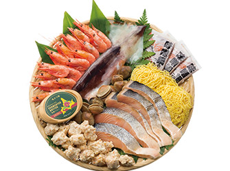 海鮮石狩鍋 コク味噌仕立て