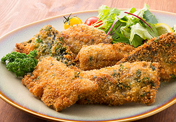 にしんの香草パン粉焼き