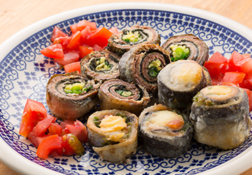サンマのロール焼き