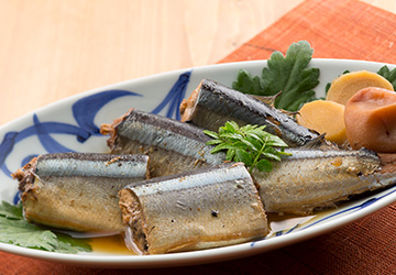 サンマの梅煮