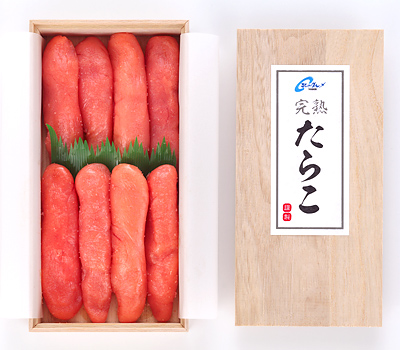 完熟たらこ 木箱入