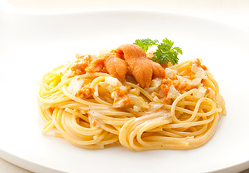 うにのクリームパスタ